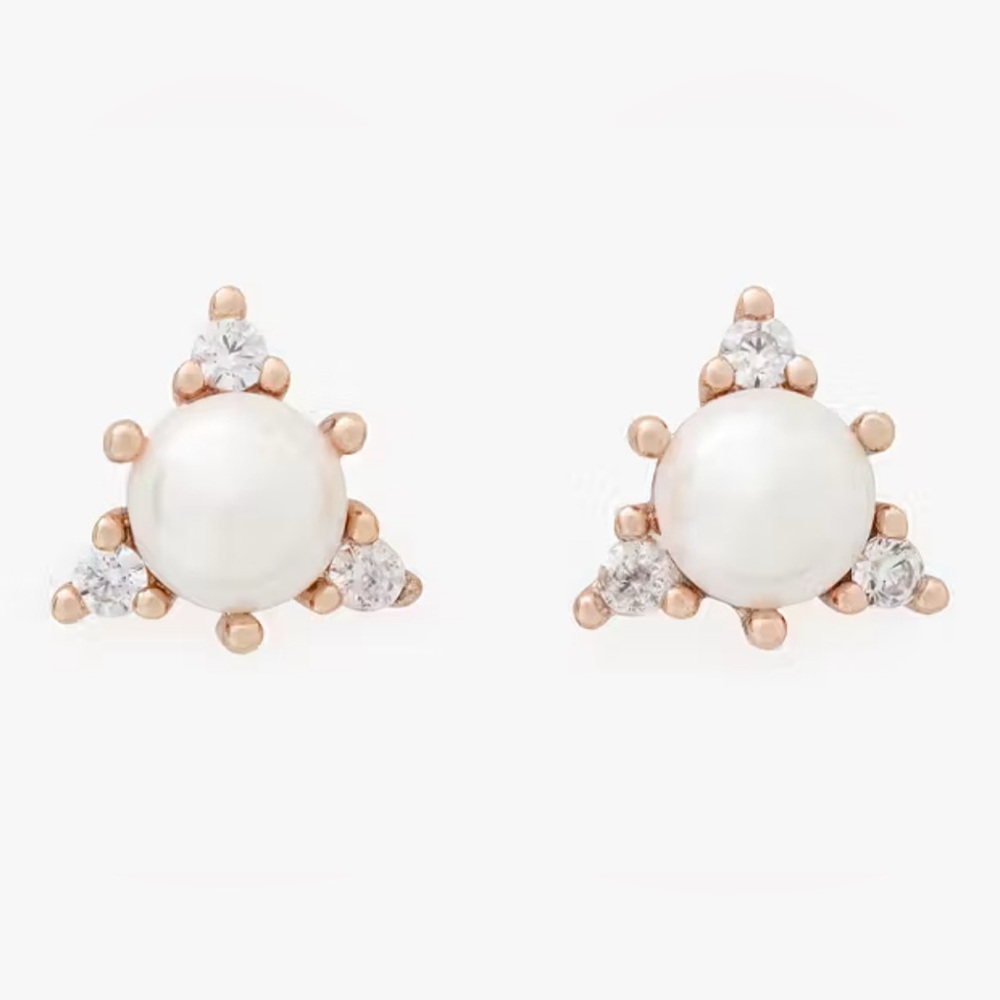 Kate Spade YOU’RE A GEM Triangle Earrings NWT